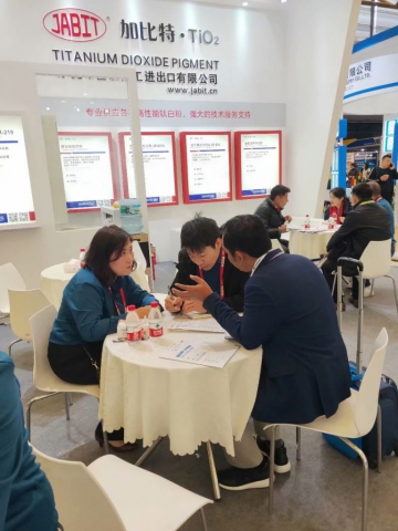 CCTiO2 Group (JABIT trademark) in China coating 2019, ShangHai