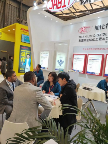 CCTiO2 Group (JABIT trademark) in China coating 2019, ShangHai